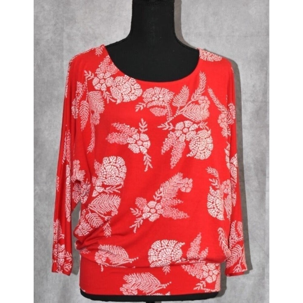 Red and white Top